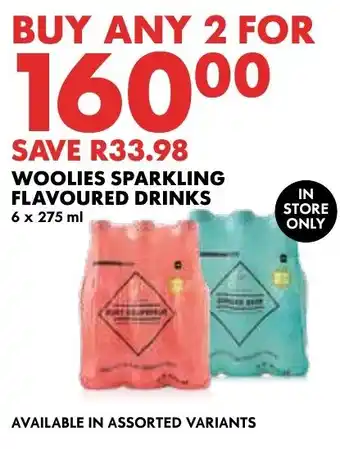 Woolies Sparkling Flavoured Drinks Assorted