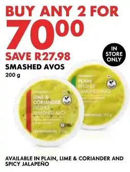 Woolworths Smashed Avos offer