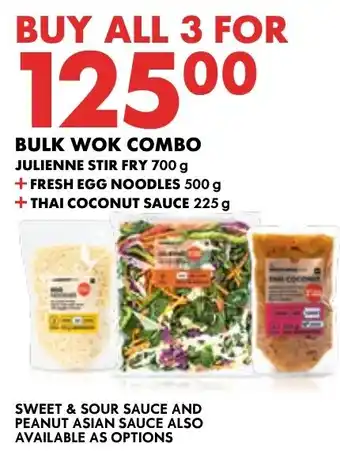 Woolworths BULK WOK COMBO offer