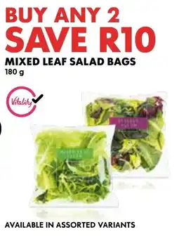 Woolworths Mixed Leaf Salad Bags offer