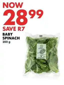 Woolworths Baby Spinach offer