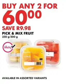 Woolworths Pick & Mix Fruit offer
