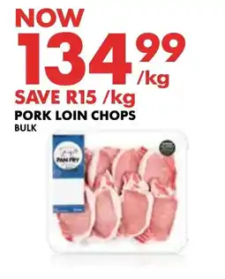 Woolworths Pork Loin Chops Bulk offer