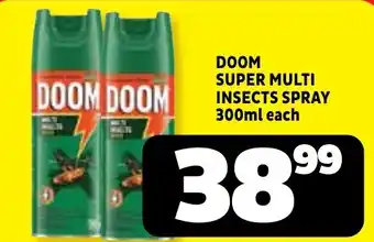 DOOM SUPER MULTI INSECTS SPRAY