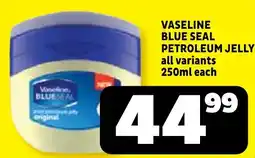 Usave Vaseline Blue Seal Petroleum Jelly offer