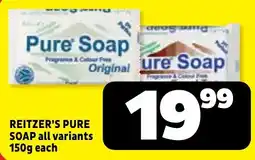 Usave REITZER'S PURE SOAP offer