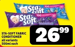 Usave STA-SOFT FABRIC CONDITIONER offer