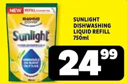 Usave Sunlight Dishwashing Liquid Refill offer