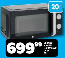 Usave Ubrand Manual Microwave Oven offer