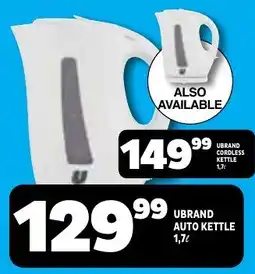 Usave Ubrand Auto Kettle offer