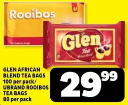Usave Glen African Blend Tea Bags offer