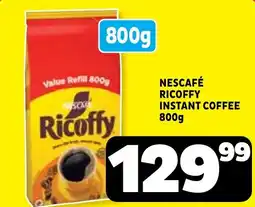 Usave NESCAFÉ Ricoffy Instant Coffee offer
