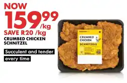 Woolworths Crumbed Chicken Schnitzel offer