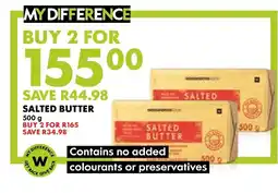 Woolworths Salted Butter offer