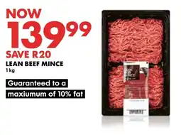 Woolworths LEAN BEEF MINCE offer