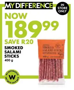 Woolworths Smoked Salami Sticks offer
