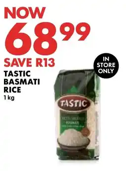 Woolworths TASTIC BASMATI RICE offer