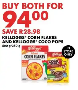 Woolworths Kelloggs Corn Flakes and Kelloggs Coco Pops offer
