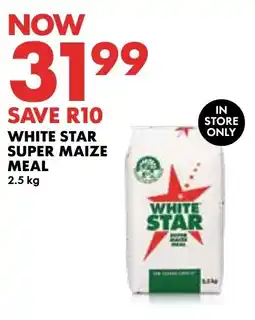 Woolworths White Star Super Maize Meal offer