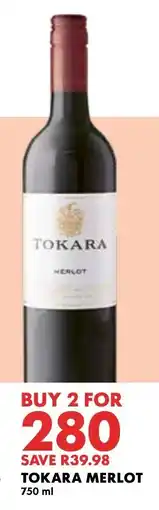 Woolworths Tokara Merlot offer