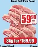 Boxer Frozen - fresh bulk pork packs offer