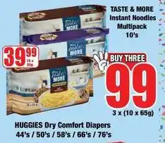 Boxer Huggies - instant noodles multipack offer