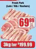 Boxer Fresh pork (loin / rib / rashers) offer