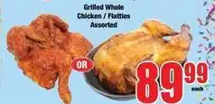 Boxer Grilled whole chicken / flatties offer