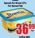 Boxer Rama - spread for bread 37% fat spread tub offer