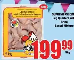 Boxer Supreme - leg quarters with brine based mixture offer