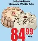 Boxer Imitation cream chocolate / vanilla cake offer