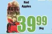 Boxer Red apples offer