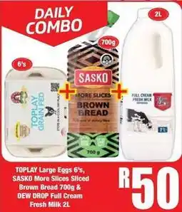 Boxer Daily - eggs, brown bread & milk offer