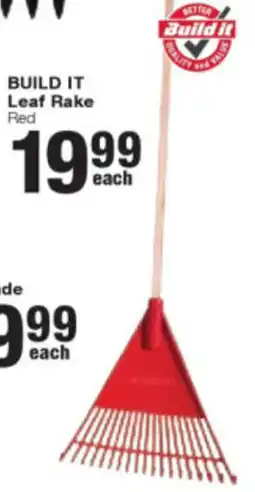 Build It Build it Leaf Rake Red offer