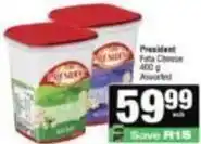 Spar President - feta cheese offer