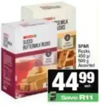 Spar Spar - rusks offer