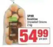 Spar Spar - unpeeled onions offer