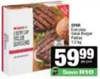 Spar Spar - everyday value burger patties offer