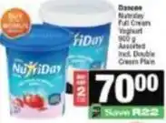 Spar Nutriday - full cream yoghurt offer
