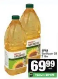 Spar Spar - sunflower oil offer