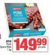 Spar Brm - pork spare ribs offer