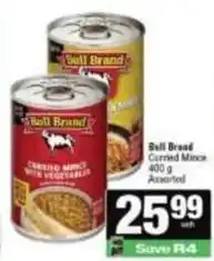 Spar Bull brand - curried mince with vegetables offer