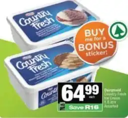 Spar Dairymaid - country fresh ice cream offer