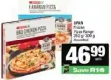 Spar Spar - frozen pizza range offer