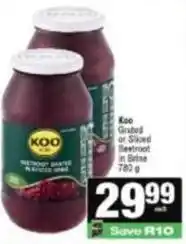 Spar Koo - grated or sliced beetroot in brine offer