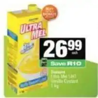 Spar Ultra mel - uht vanilla custard offer