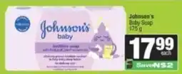 Spar Johnson's - baby soap offer