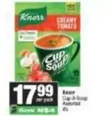 Spar Knorr - cup-a-soup offer