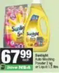Spar Sunlight - auto washing powder or liquid offer