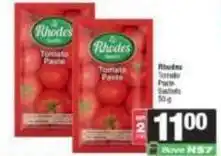 Spar Rhodes - tomato paste sachets offer
